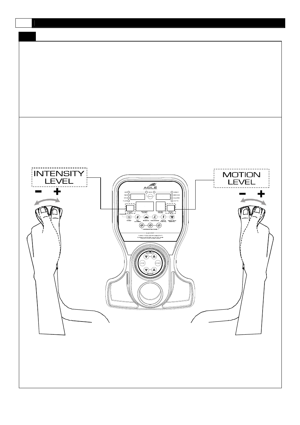 Lite-touch control operation | Smooth Fitness Smooth 9.25x User Manual | Page 38 / 49