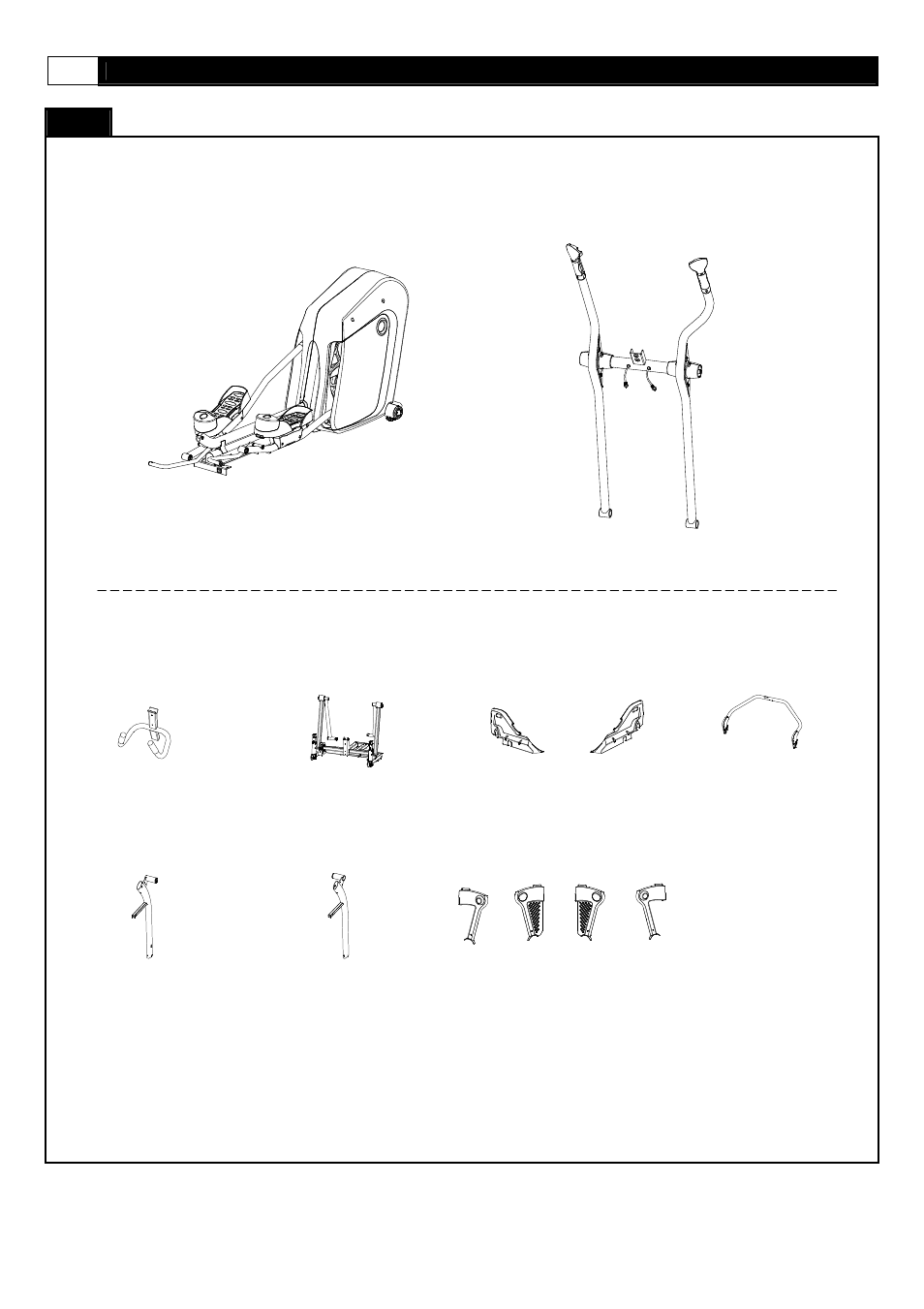 Supplied components, Box - b box - a, Main frame assembly handlebar assembly | Smooth Fitness Smooth 9.25x User Manual | Page 4 / 49