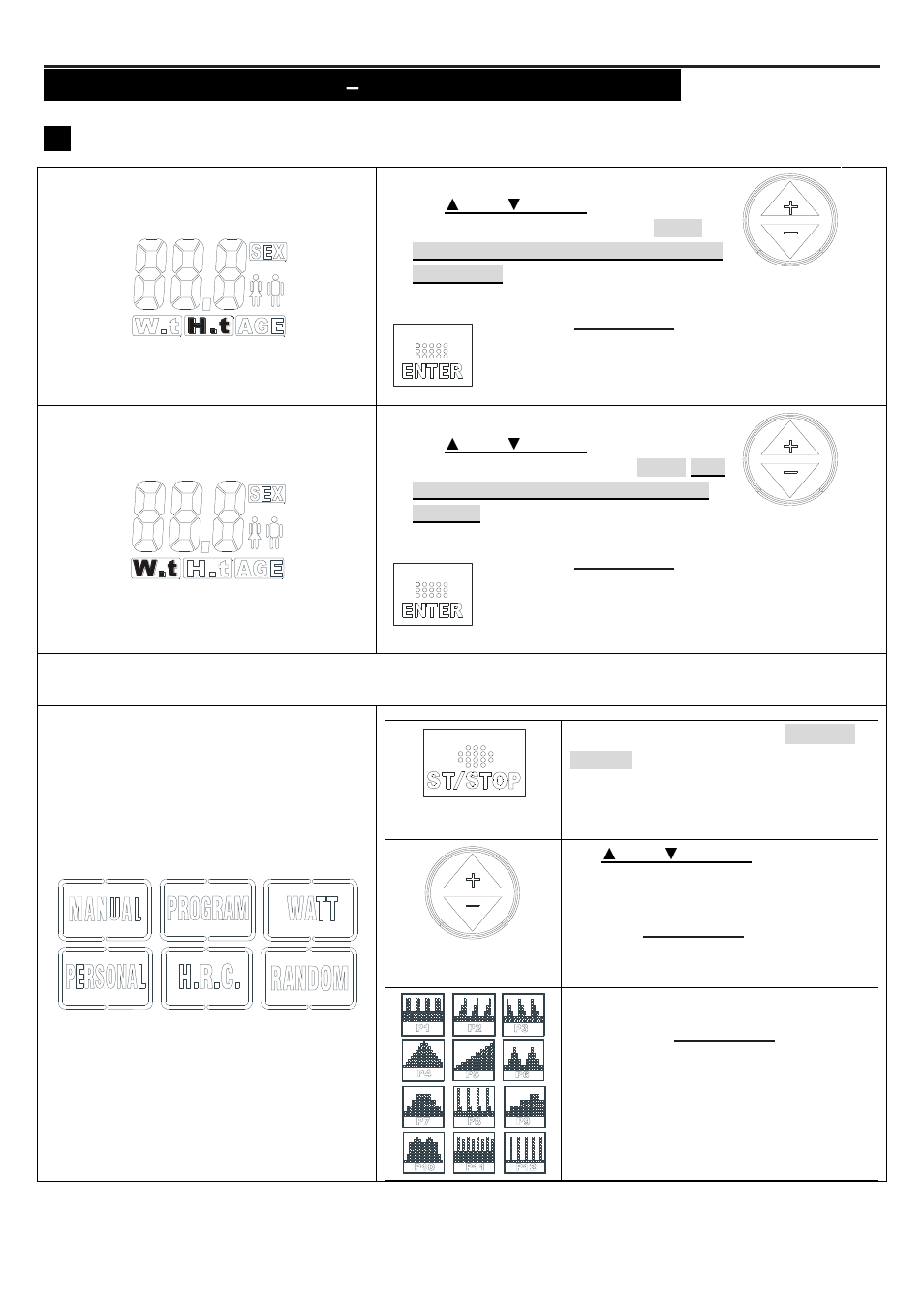 User data settings, Onsole, Nstructions | Smooth Fitness ELLIPTICAL TRAINER CE-8.0LC User Manual | Page 18 / 37