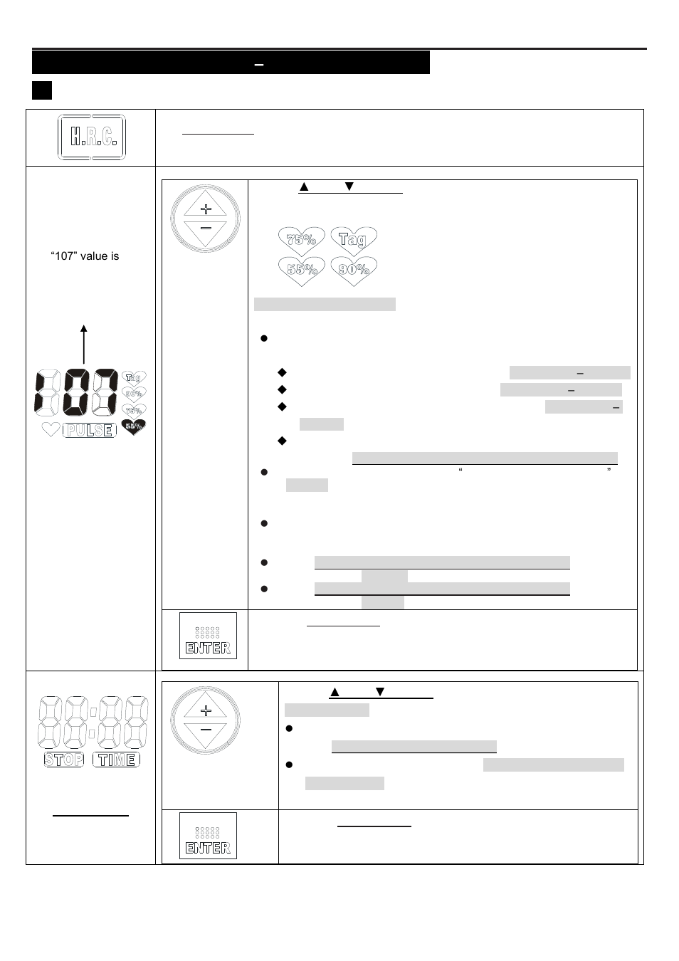 H.r.c. p, Onsole, Nstructions | Rogram | Smooth Fitness ELLIPTICAL TRAINER CE-8.0LC User Manual | Page 27 / 37