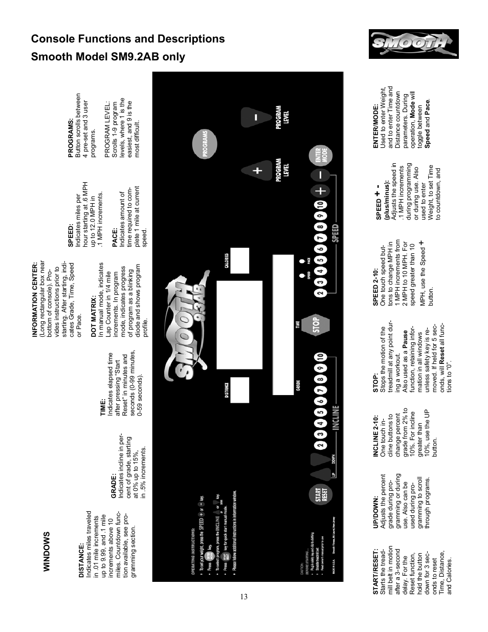 Smooth Fitness SM9.3AB User Manual | Page 13 / 31