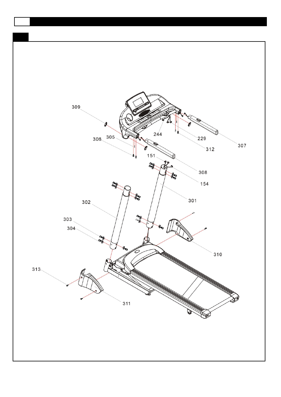 Parts diagram | Smooth Fitness 675 User Manual | Page 14 / 40