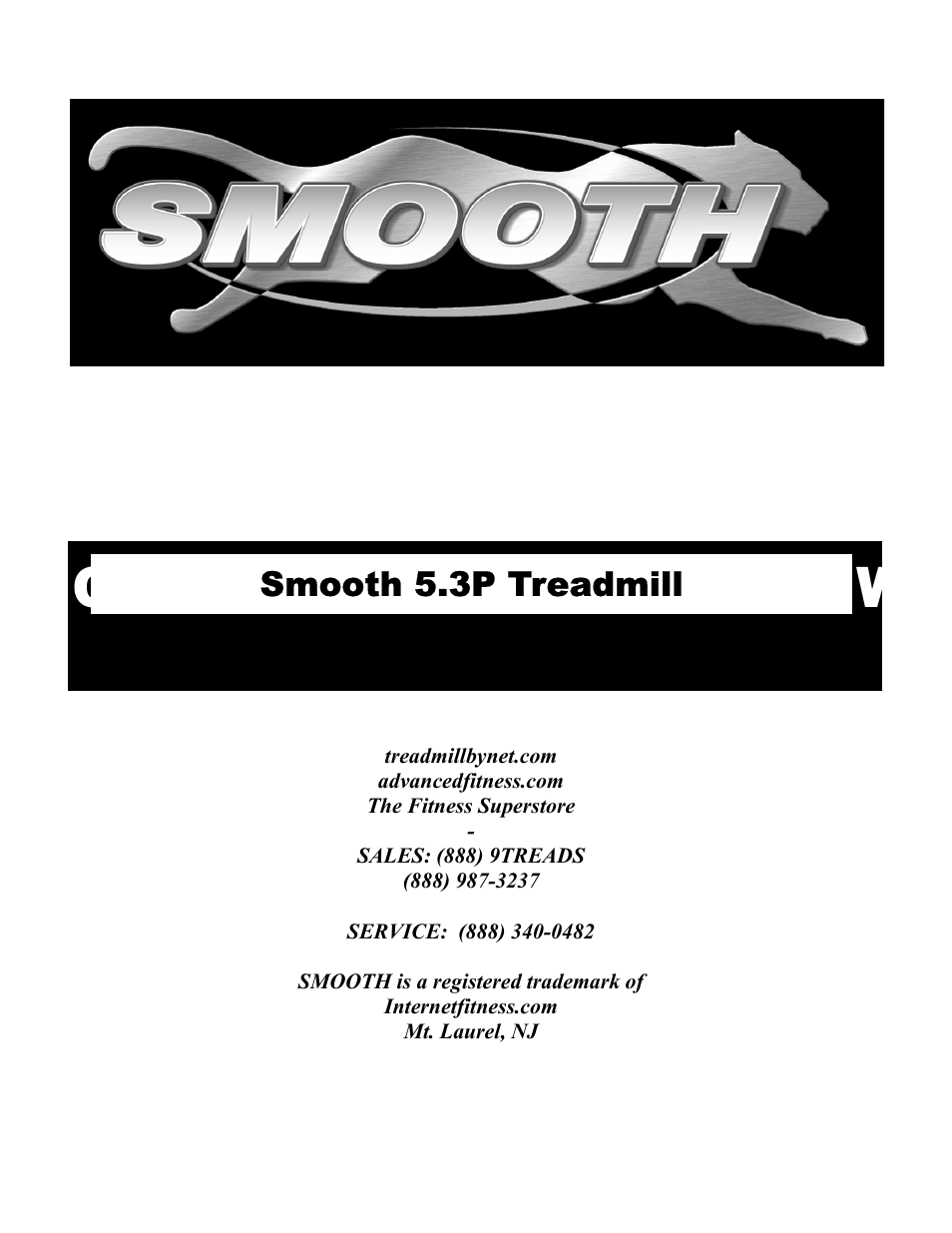 Smooth Fitness 5.3P User Manual | 17 pages