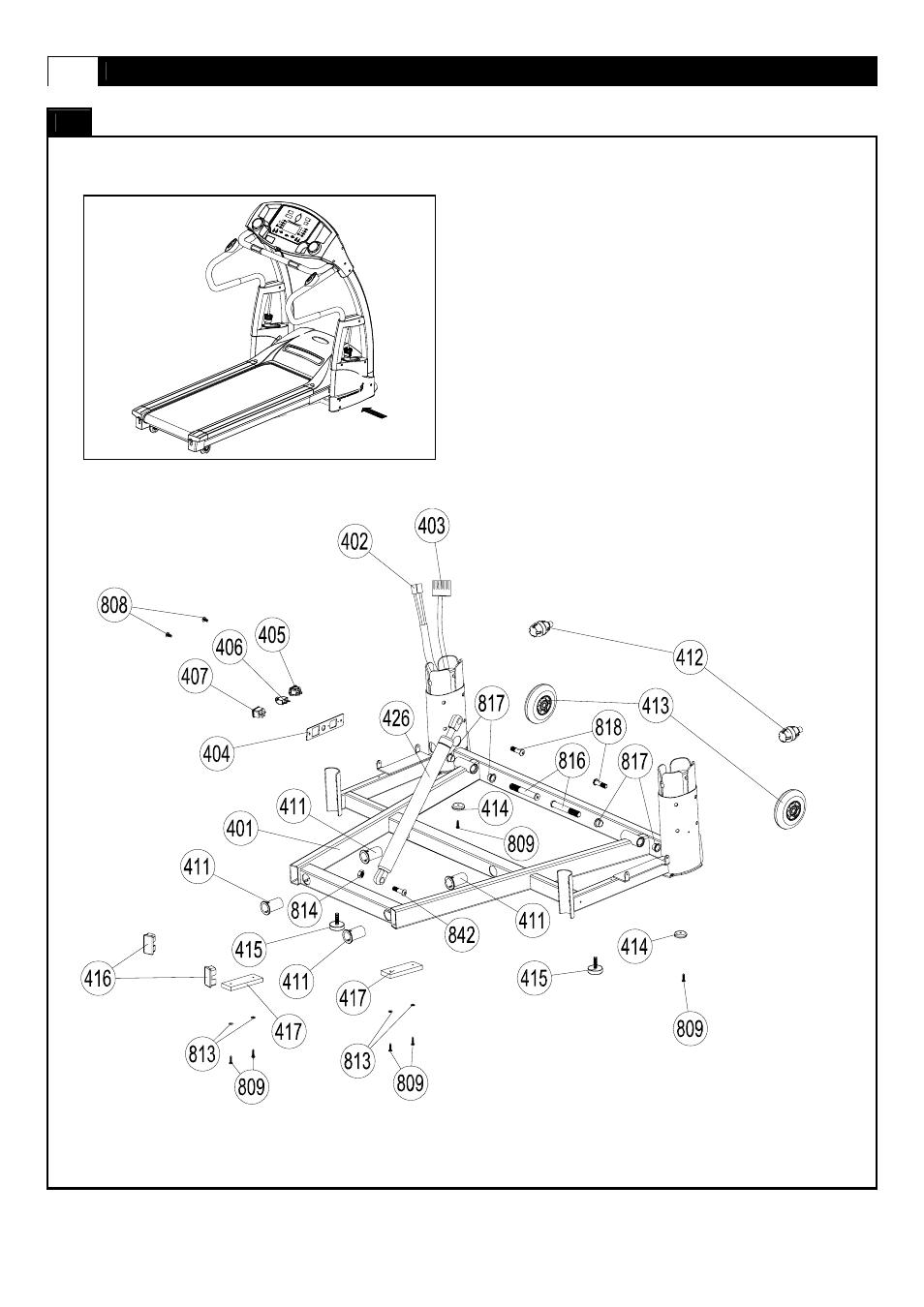 Parts diagram | Smooth Fitness 9.45ST User Manual | Page 14 / 37