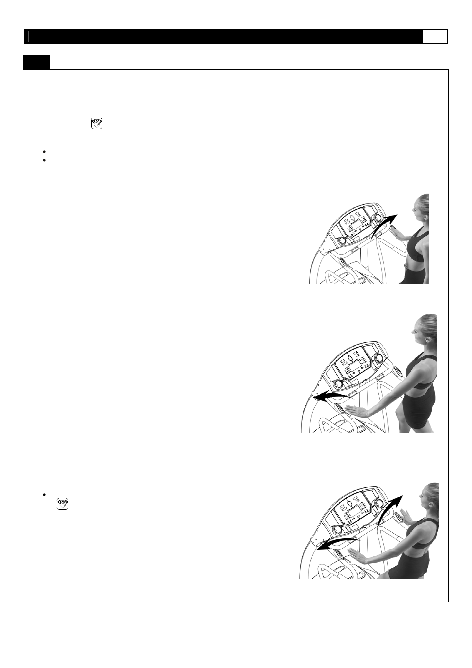 Motion control operation | Smooth Fitness 9.45ST User Manual | Page 29 / 37