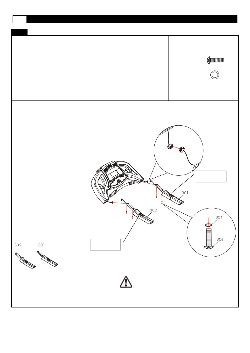 Assembly, 306 x4, 304 x4 | Smooth Fitness 835 User Manual | Page 16 / 46