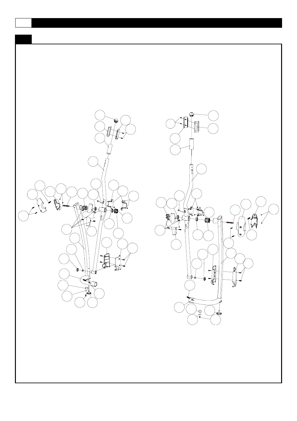Parts diagram | Smooth Fitness ELLIPTICAL CE-3.6 User Manual | Page 10 / 41