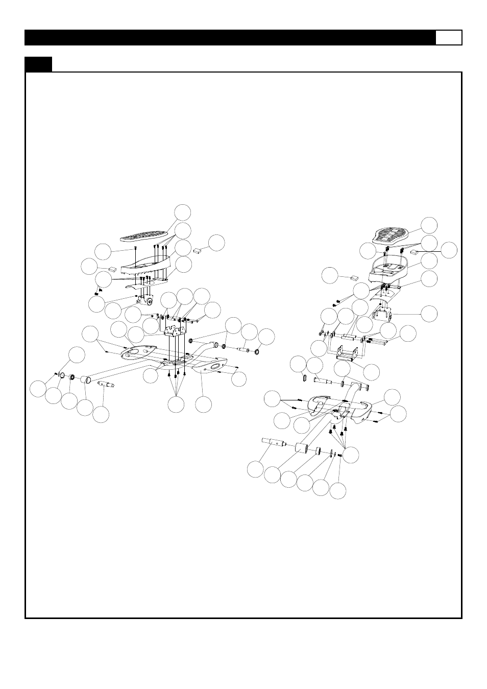 Parts diagram | Smooth Fitness ELLIPTICAL CE-3.6 User Manual | Page 11 / 41