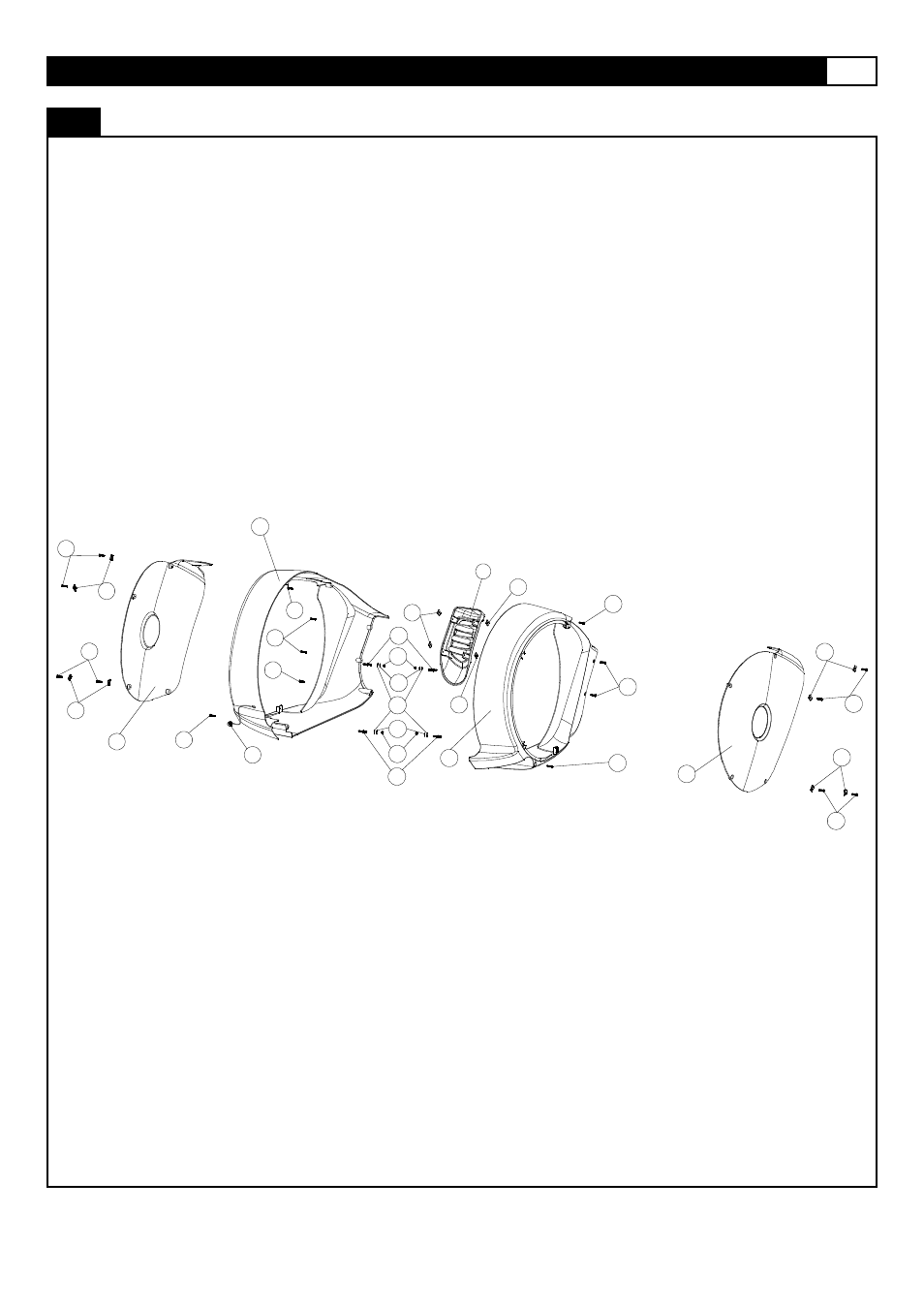 Parts diagram | Smooth Fitness ELLIPTICAL CE-3.6 User Manual | Page 13 / 41
