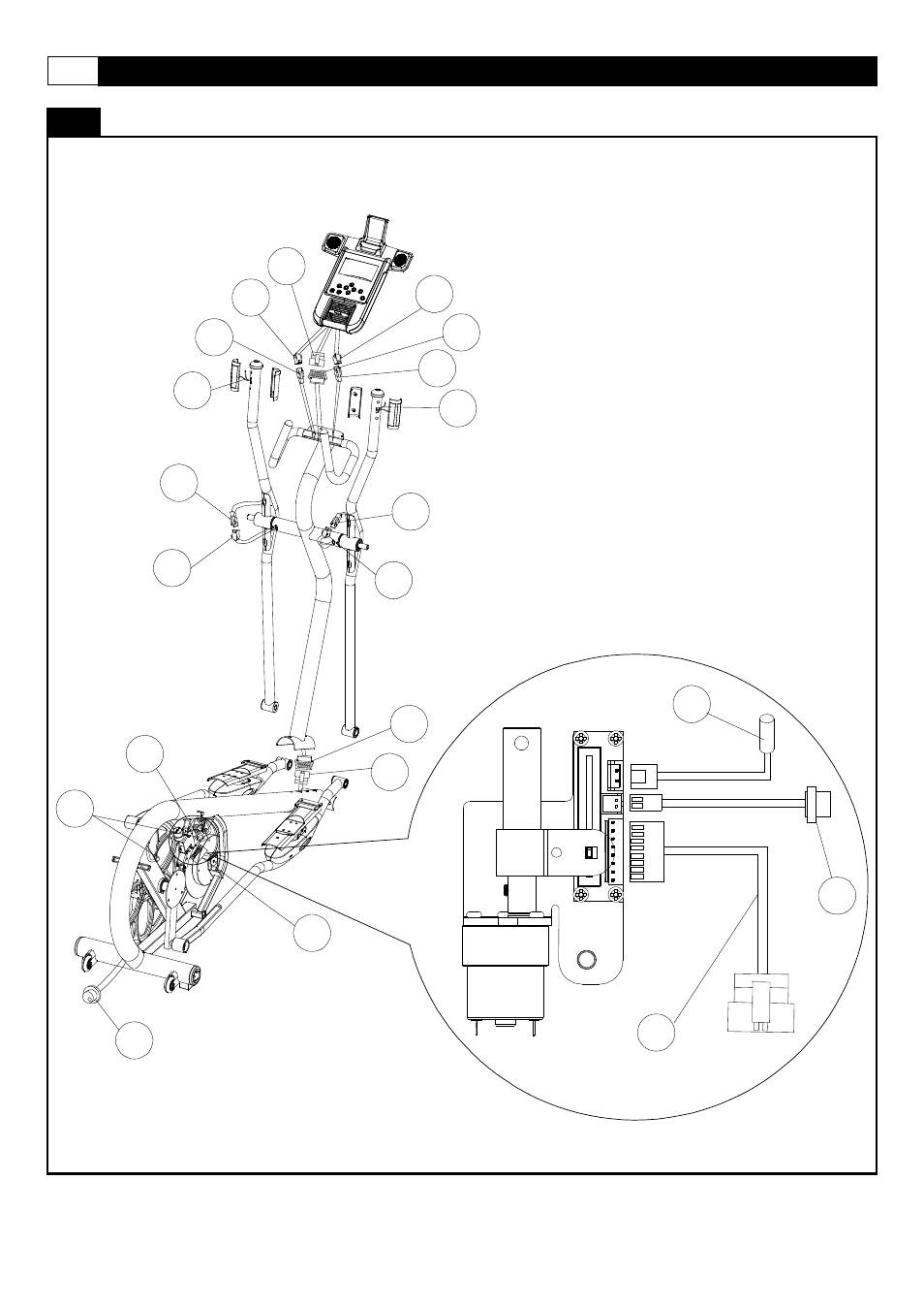 Wire diagram | Smooth Fitness ELLIPTICAL CE-3.6 User Manual | Page 14 / 41