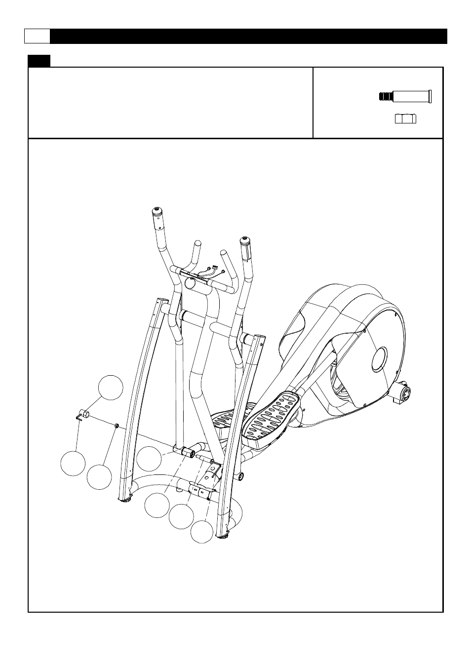 Assembly | Smooth Fitness ELLIPTICAL CE-3.6 User Manual | Page 18 / 41