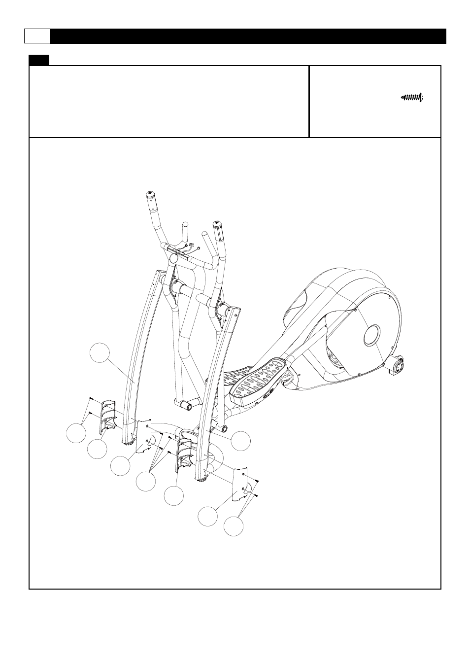 Assembly, 726 x8 | Smooth Fitness ELLIPTICAL CE-3.6 User Manual | Page 22 / 41