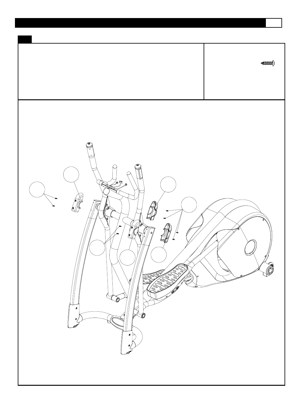 Assembly, 726 x4 | Smooth Fitness ELLIPTICAL CE-3.6 User Manual | Page 23 / 41