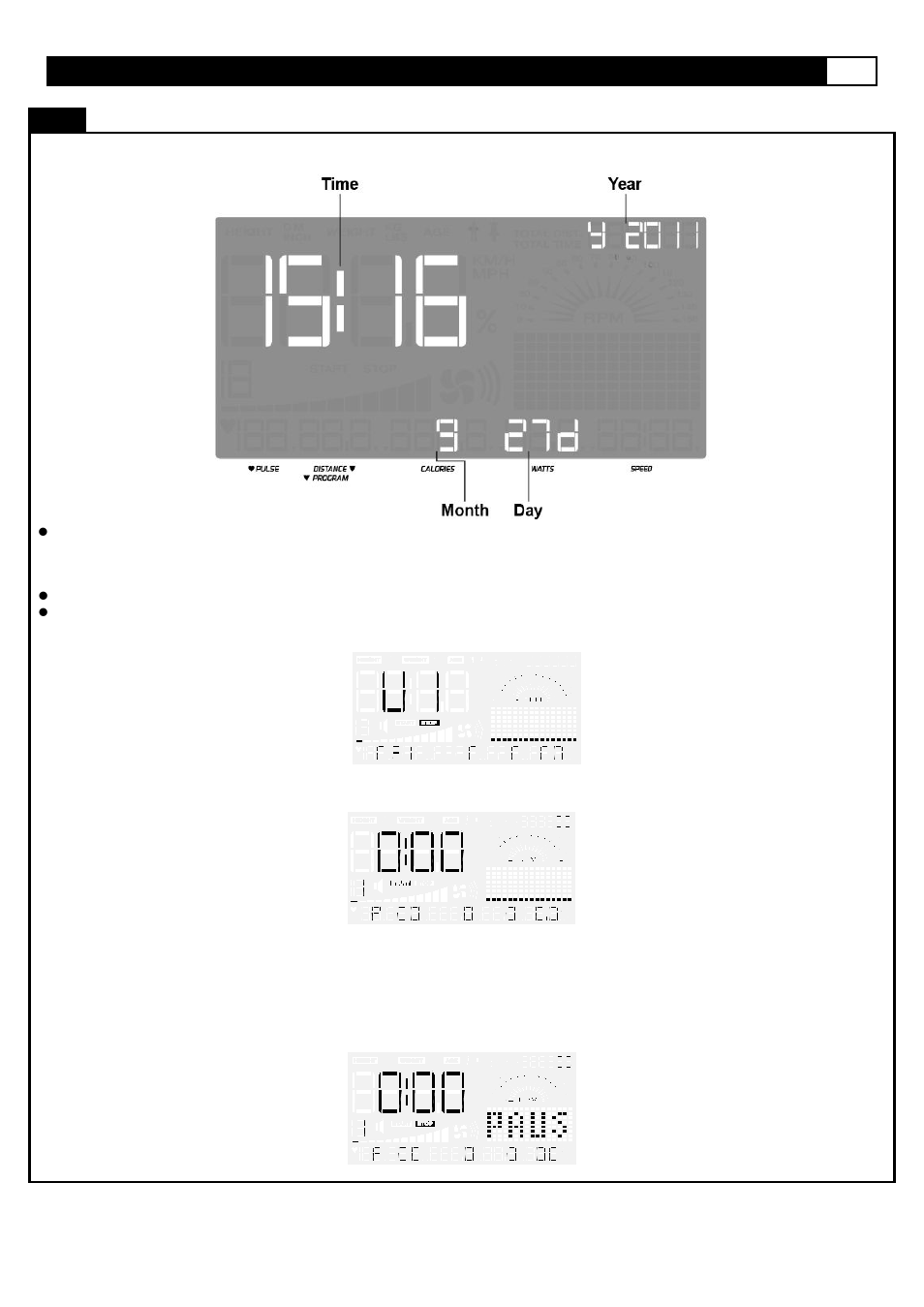 Computer operation | Smooth Fitness ELLIPTICAL CE-3.6 User Manual | Page 33 / 41