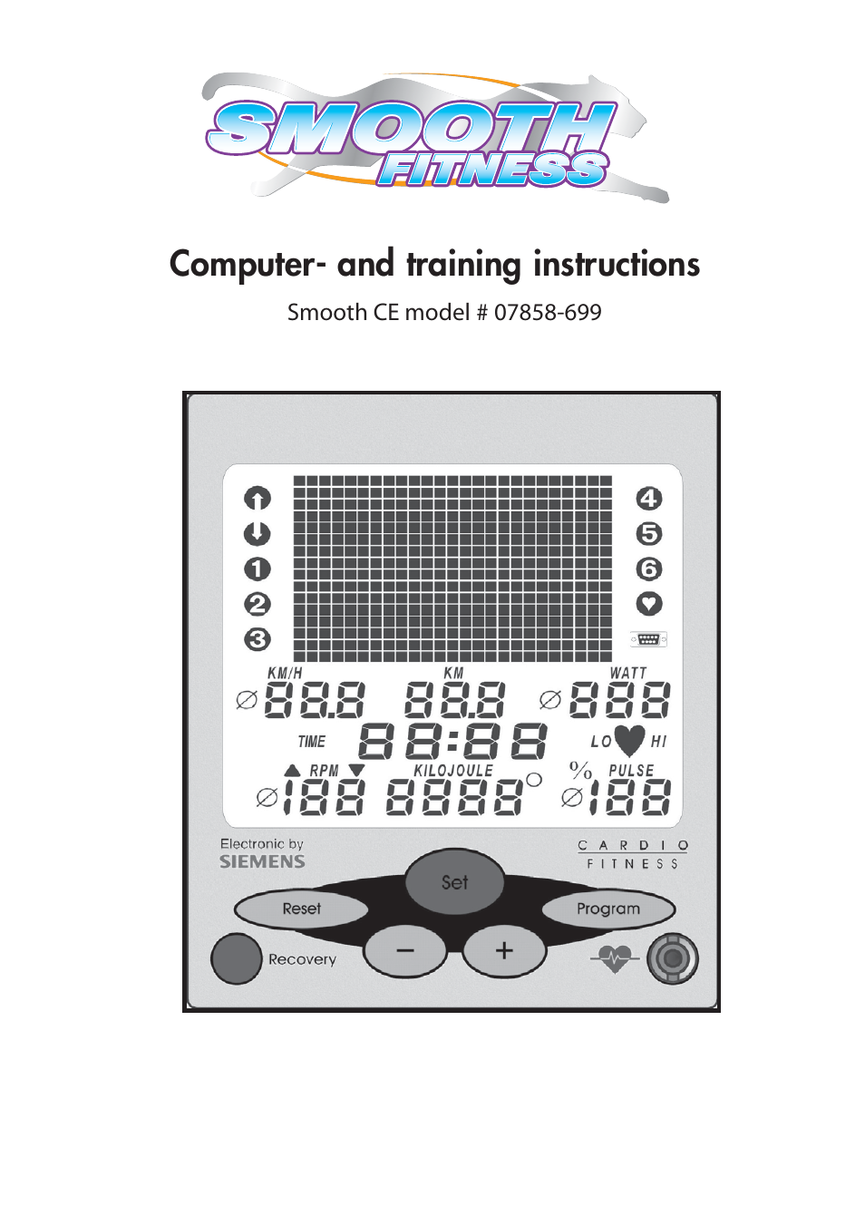 Smooth Fitness SMOOTH CE 07858-699 User Manual | 12 pages