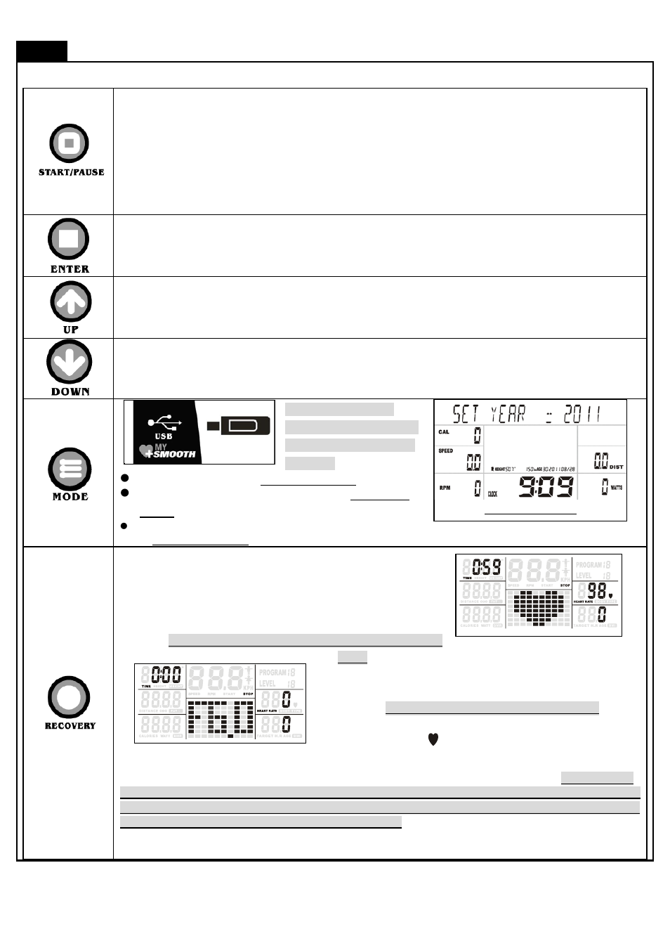 Computer operation | Smooth Fitness CE-8.0LC User Manual | Page 15 / 44