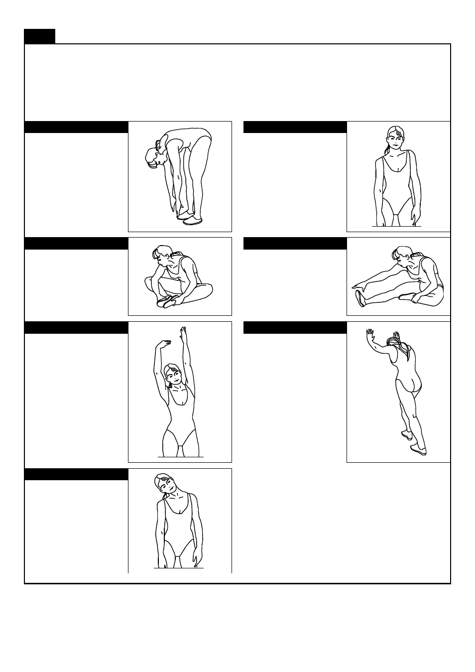 Stretching routine | Smooth Fitness CE-8.0LC User Manual | Page 37 / 44