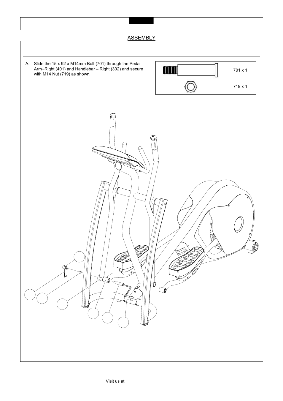 Assembly | Smooth Fitness CE 2.1 User Manual | Page 16 / 38