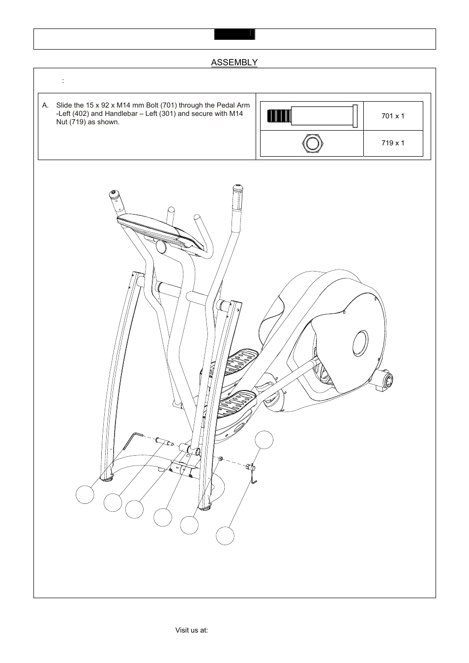 Assembly | Smooth Fitness CE 2.1 User Manual | Page 17 / 38