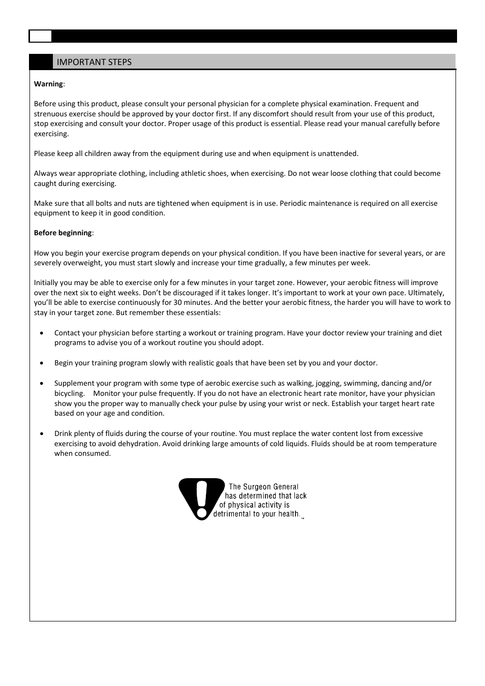 Smooth Fitness 5.45 User Manual | Page 40 / 45