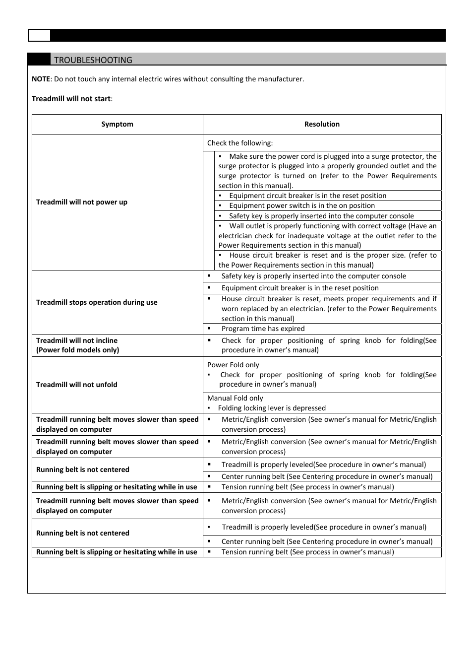 Smooth Fitness 5.45 User Manual | Page 44 / 45