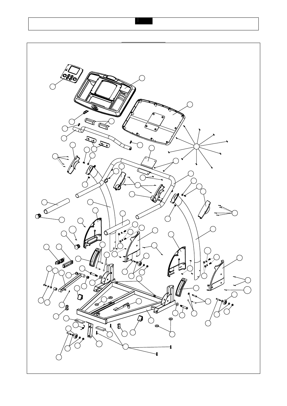 Parts diagram | Smooth Fitness 5.25 User Manual | Page 8 / 33