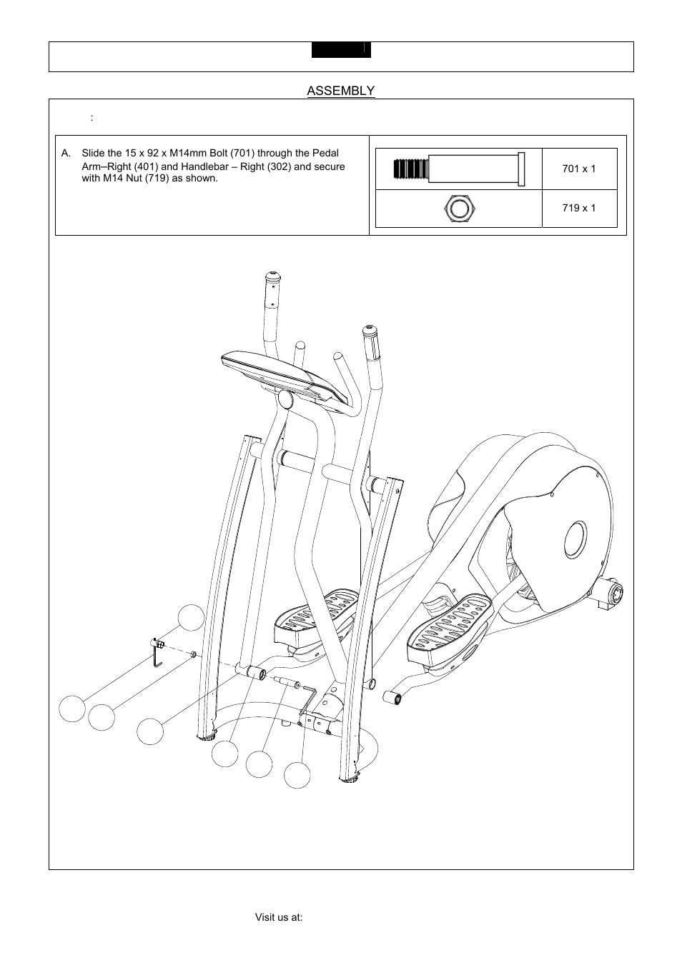 Assembly | Smooth Fitness CE 3.2 User Manual | Page 16 / 38