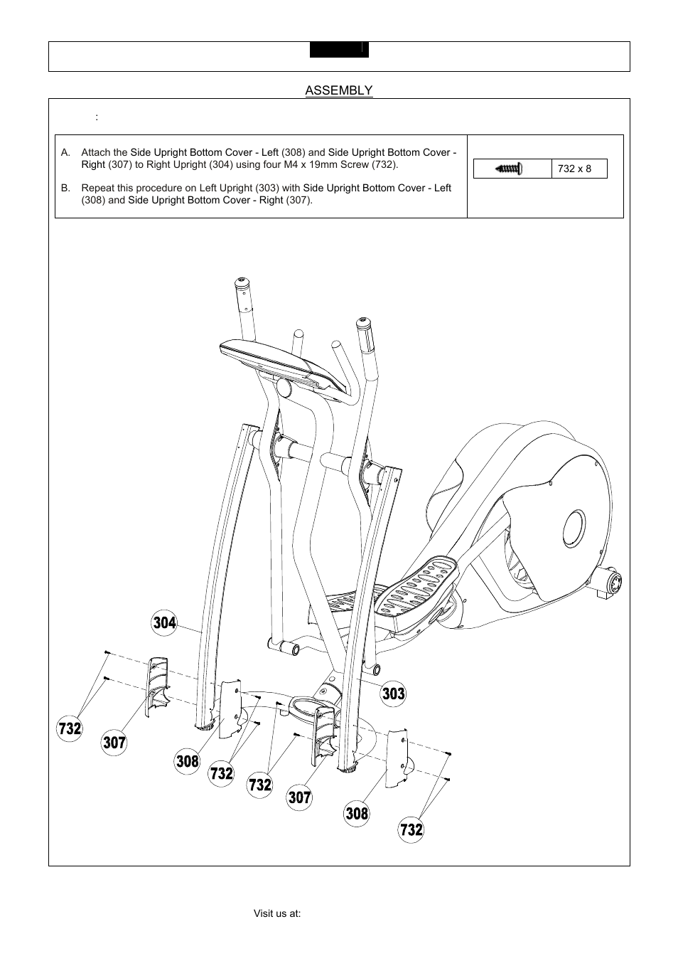 Assembly | Smooth Fitness CE 3.2 User Manual | Page 21 / 38