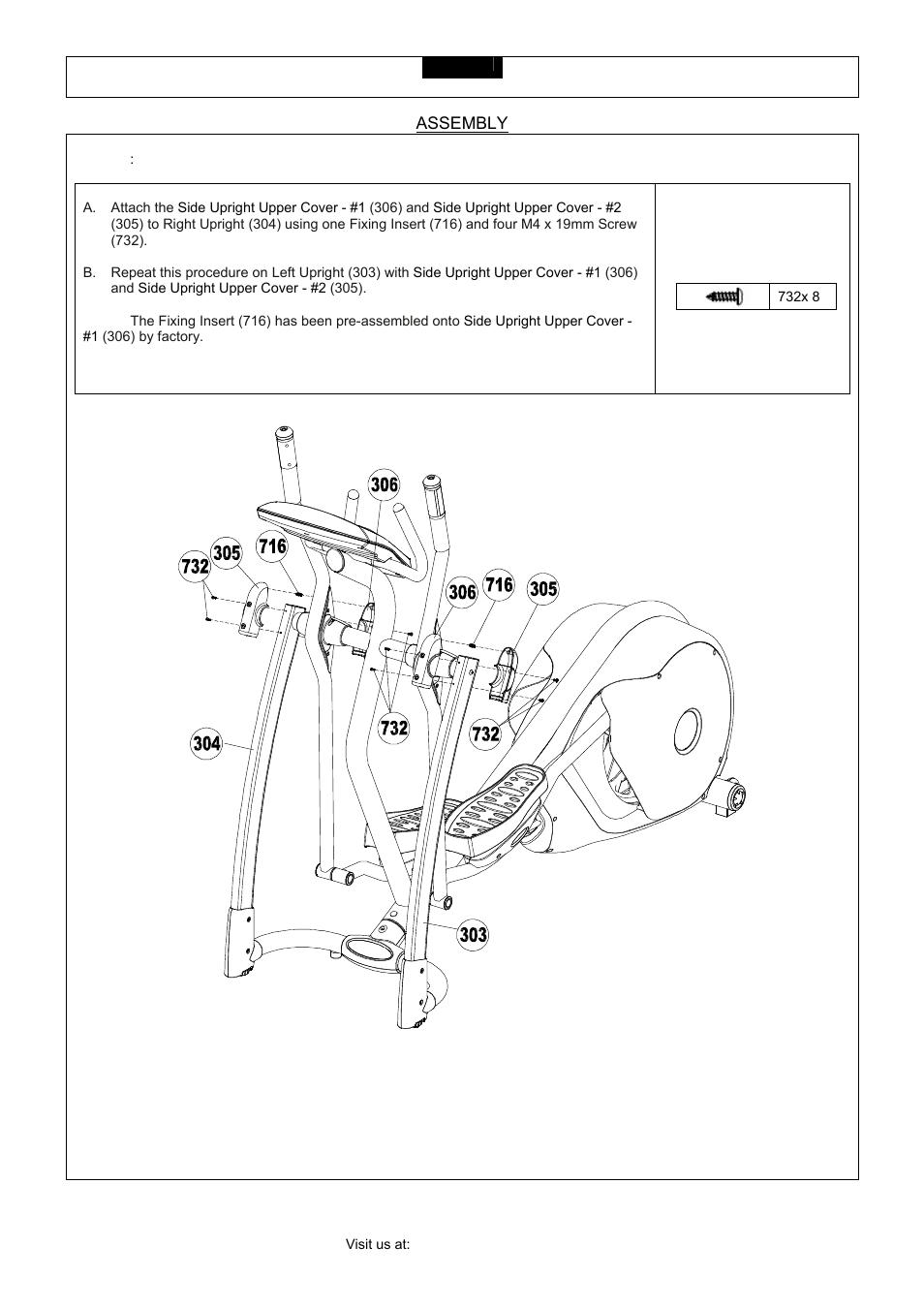 Assembly | Smooth Fitness CE 3.2 User Manual | Page 22 / 38