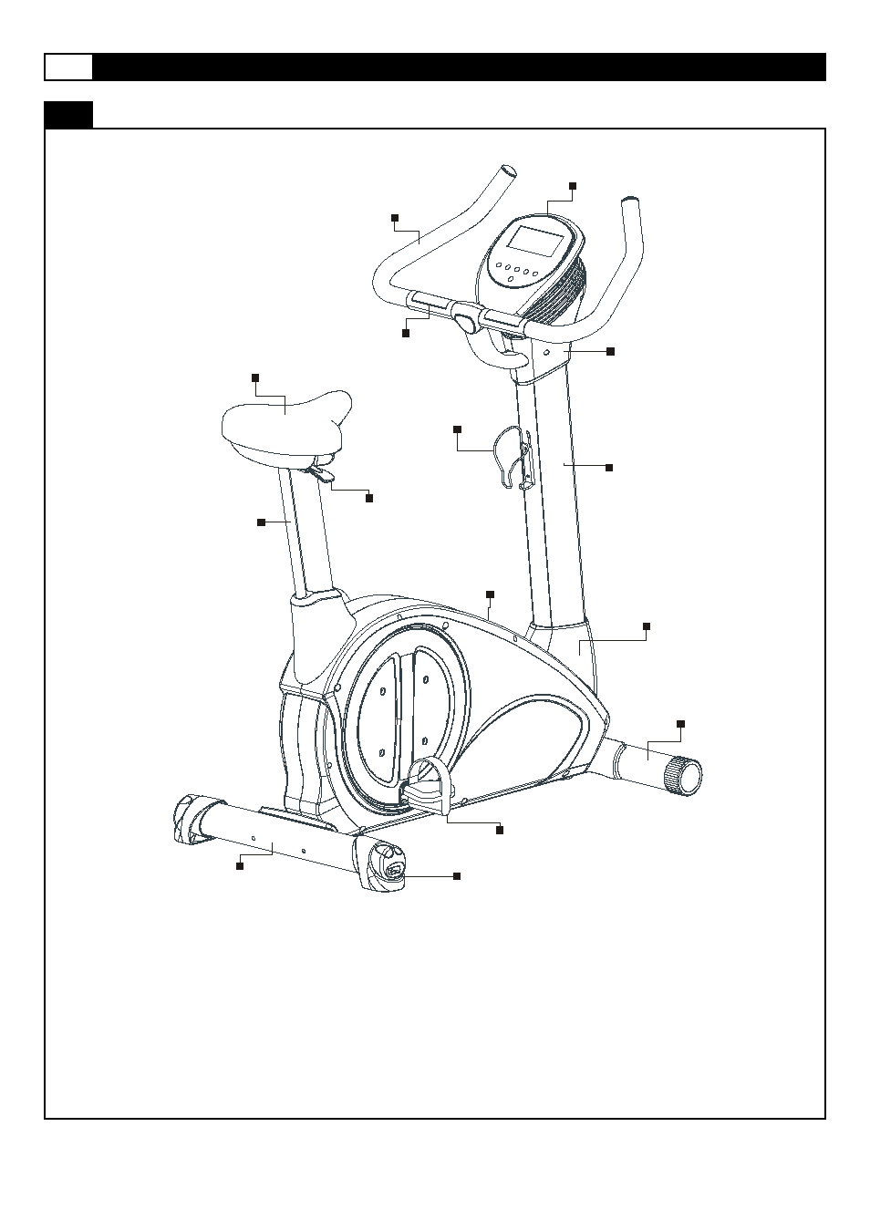 Parts discription | Smooth Fitness V380 User Manual | Page 12 / 48