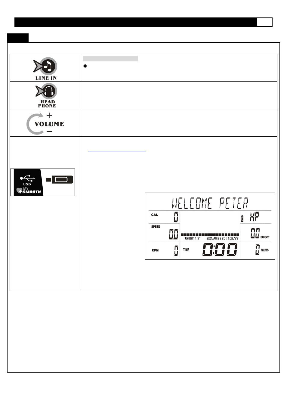 Computer operation | Smooth Fitness V380 User Manual | Page 27 / 48