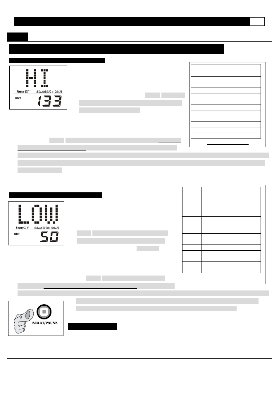 Computer operation, H.r.c. i, Onsole | Nstructions, Nterval, Rogram (p14) | Smooth Fitness V380 User Manual | Page 45 / 48