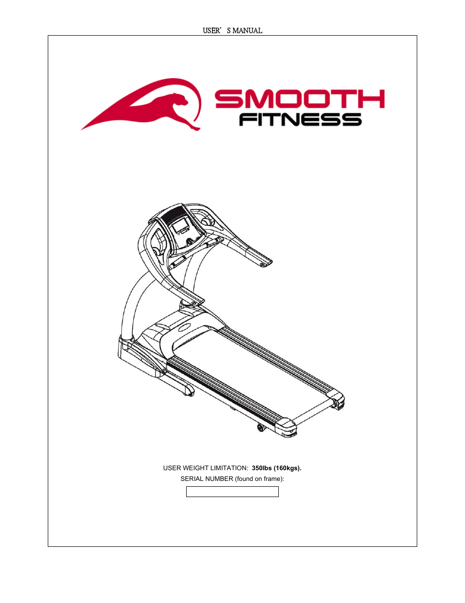 Smooth Fitness 7.35 R User Manual | 39 pages