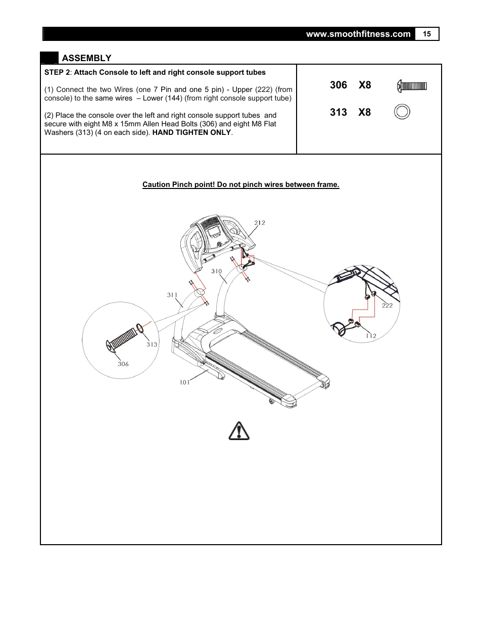Smooth Fitness 7.35 R User Manual | Page 15 / 39