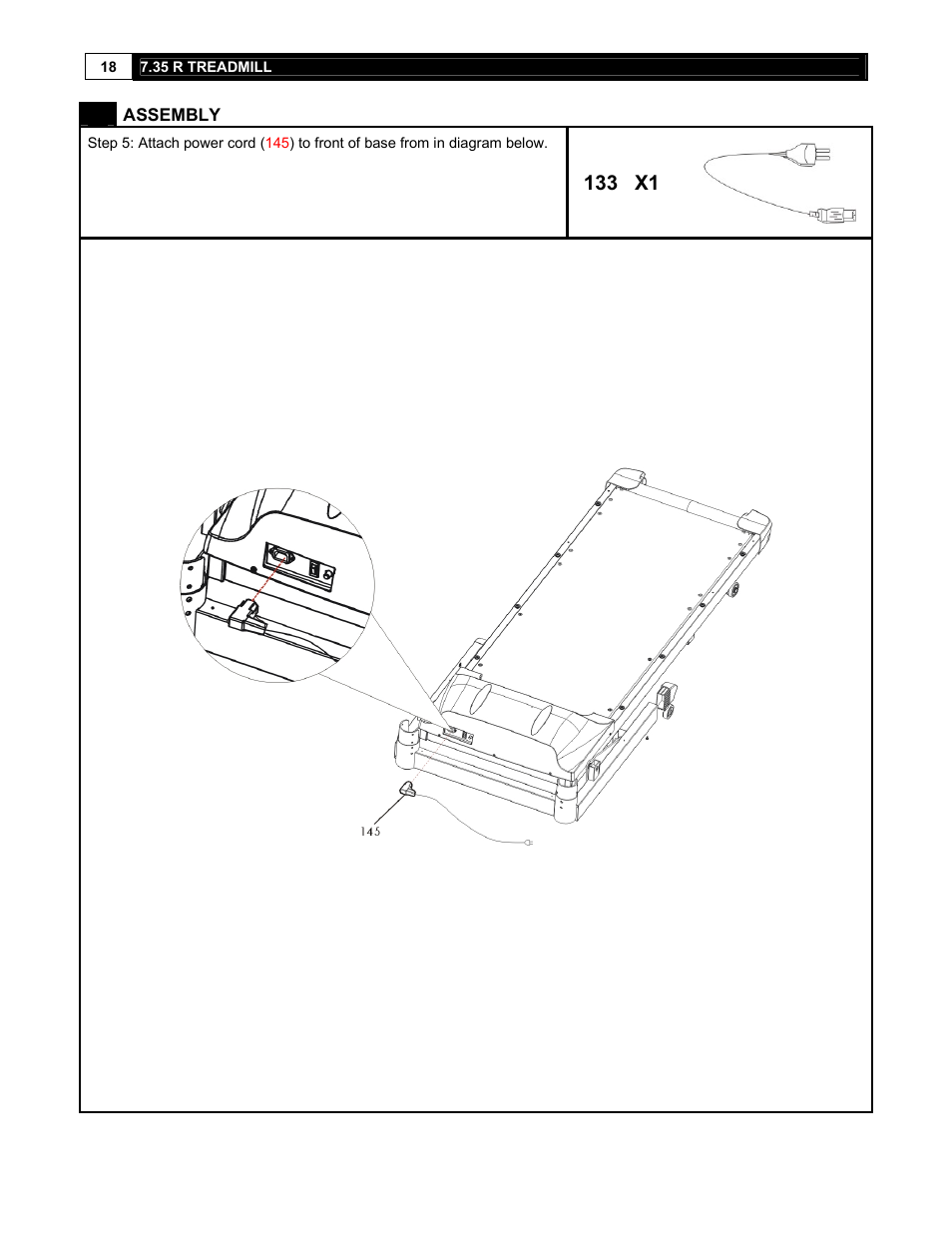 133 x1 | Smooth Fitness 7.35 R User Manual | Page 18 / 39
