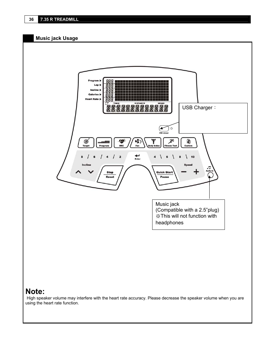 Smooth Fitness 7.35 R User Manual | Page 36 / 39