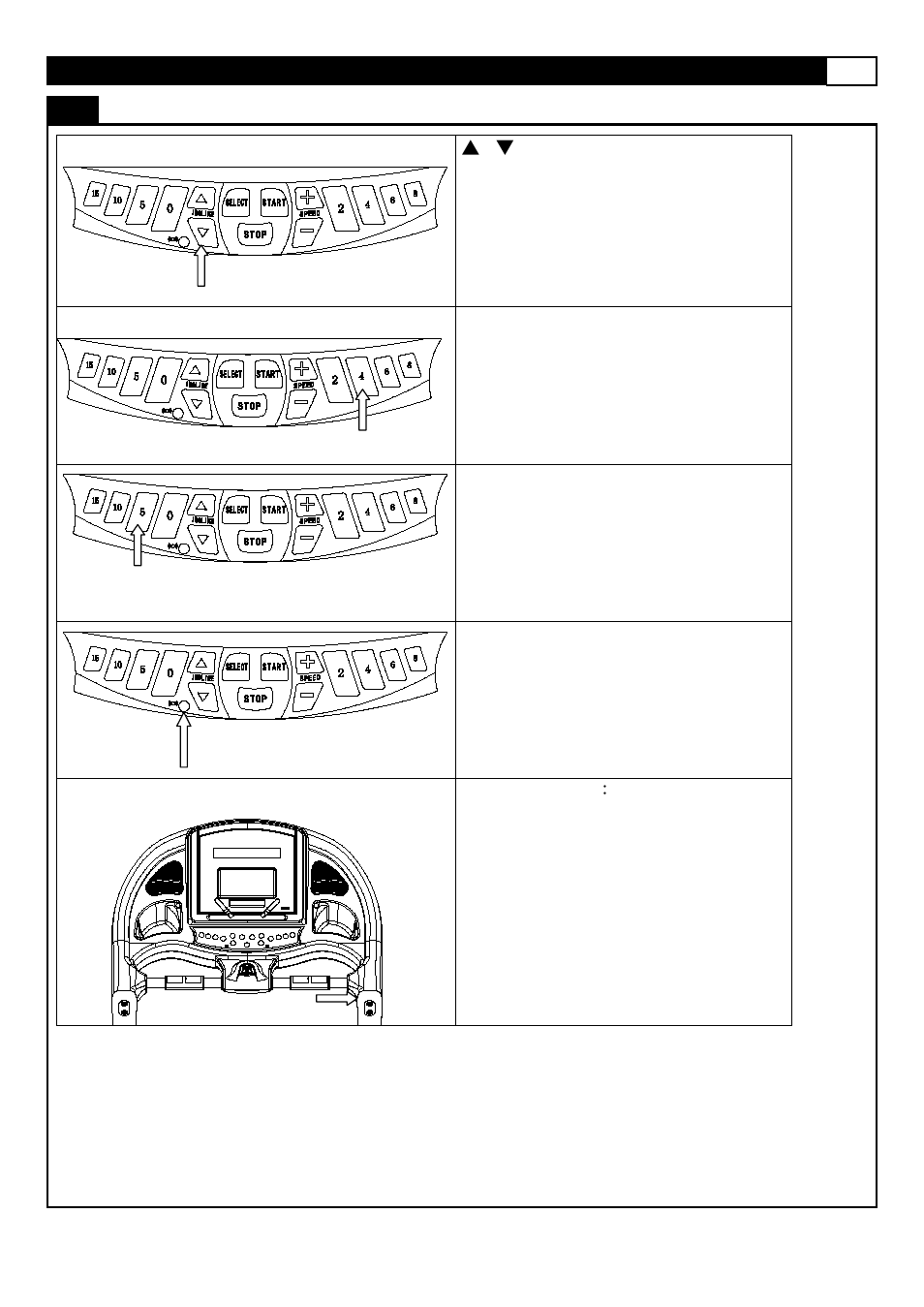 Computer operation | Smooth Fitness 9.65LC User Manual | Page 19 / 37