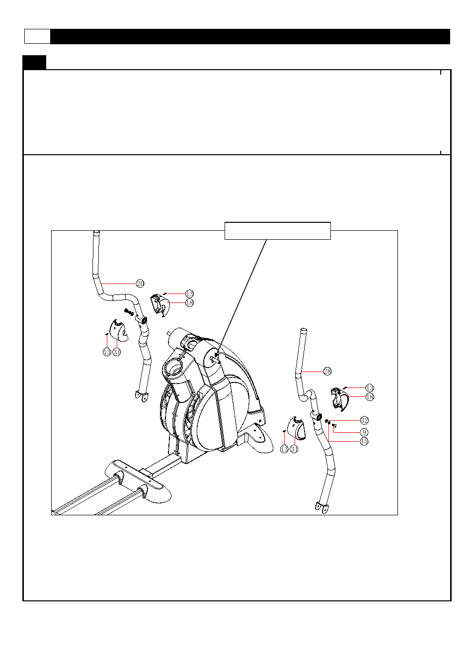 Assembly, Action handlebar axle | Smooth Fitness CE-3.0 User Manual | Page 10 / 34