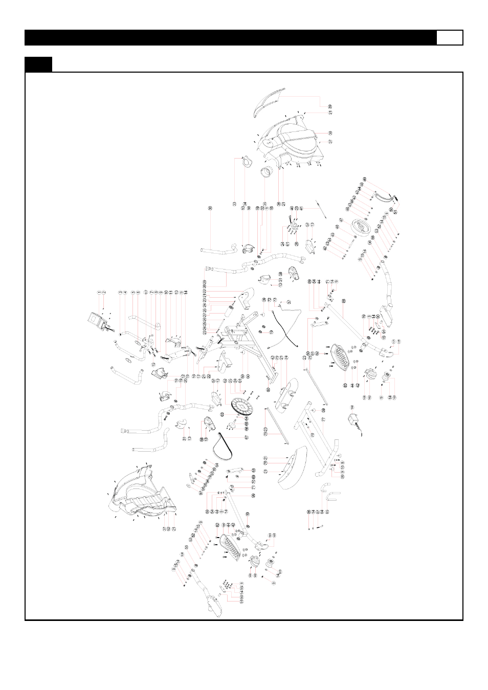 Parts diagram | Smooth Fitness CE-3.0 User Manual | Page 7 / 34