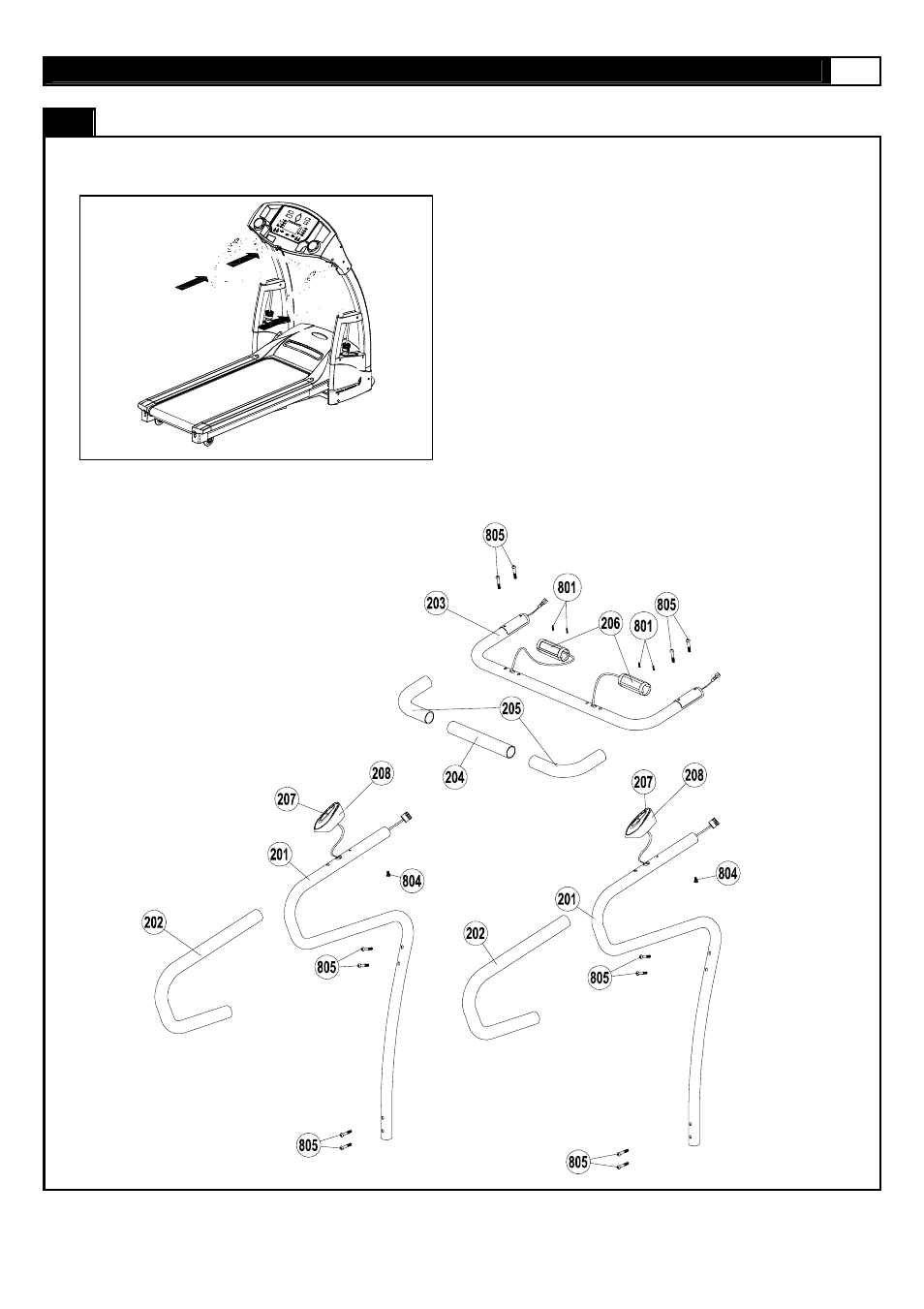 Parts diagram | Smooth Fitness Motorized 8.25E User Manual | Page 13 / 47