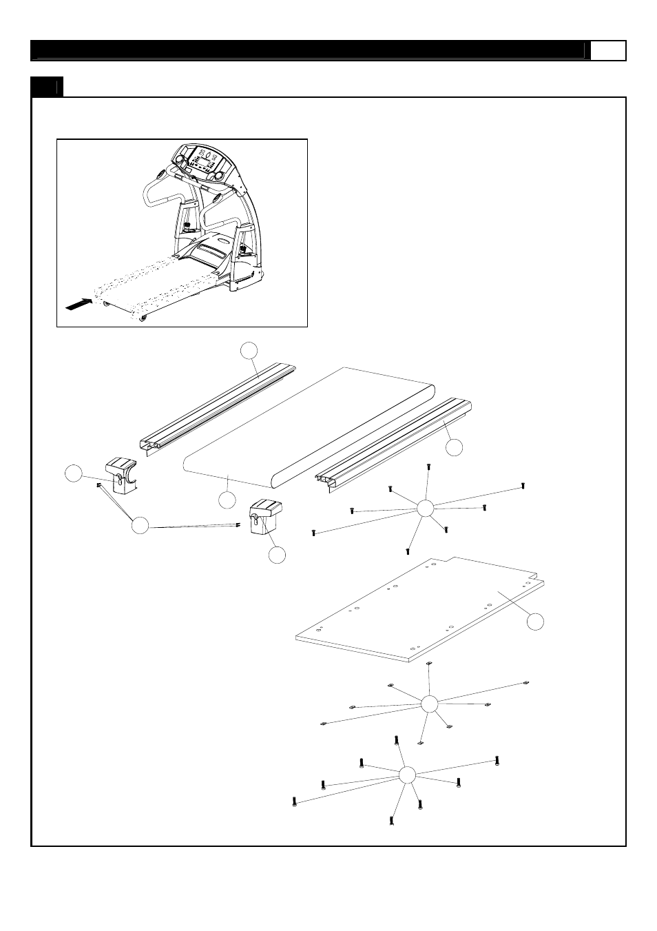 Parts diagram | Smooth Fitness Motorized 8.25E User Manual | Page 17 / 47