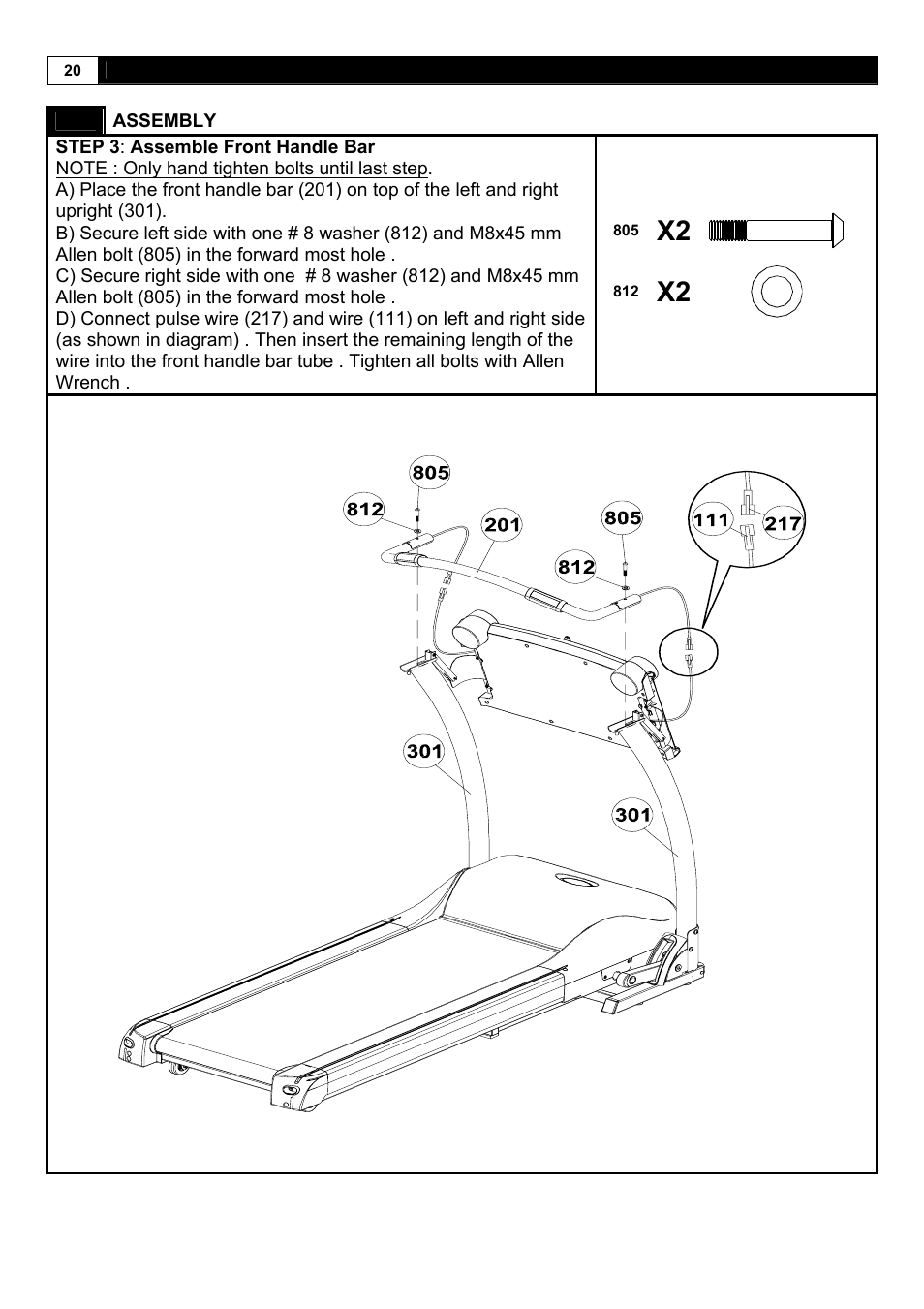 Smooth Fitness 5.25E User Manual | Page 20 / 45