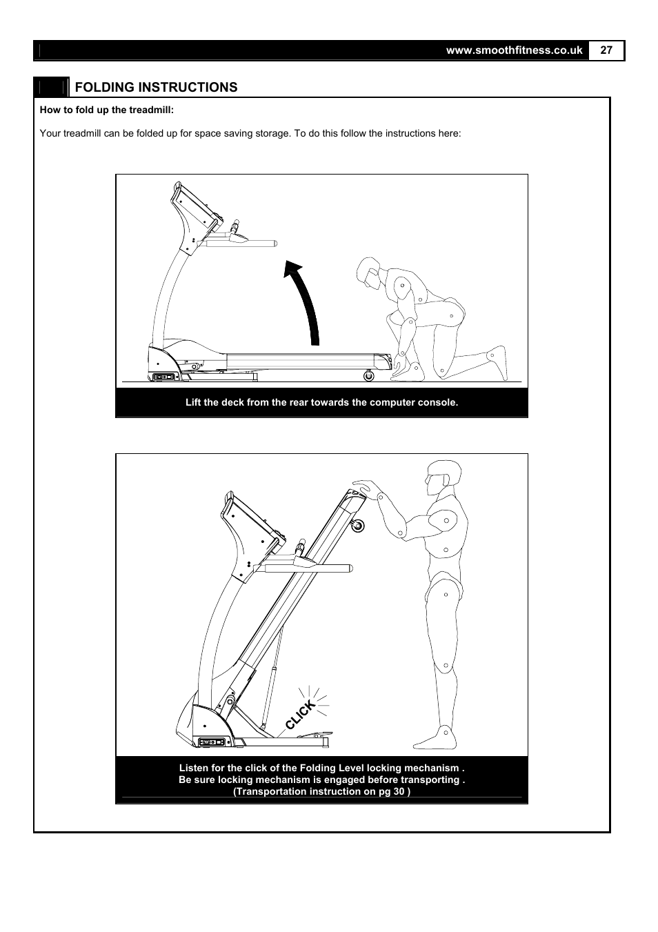 Smooth Fitness 5.25E User Manual | Page 27 / 45