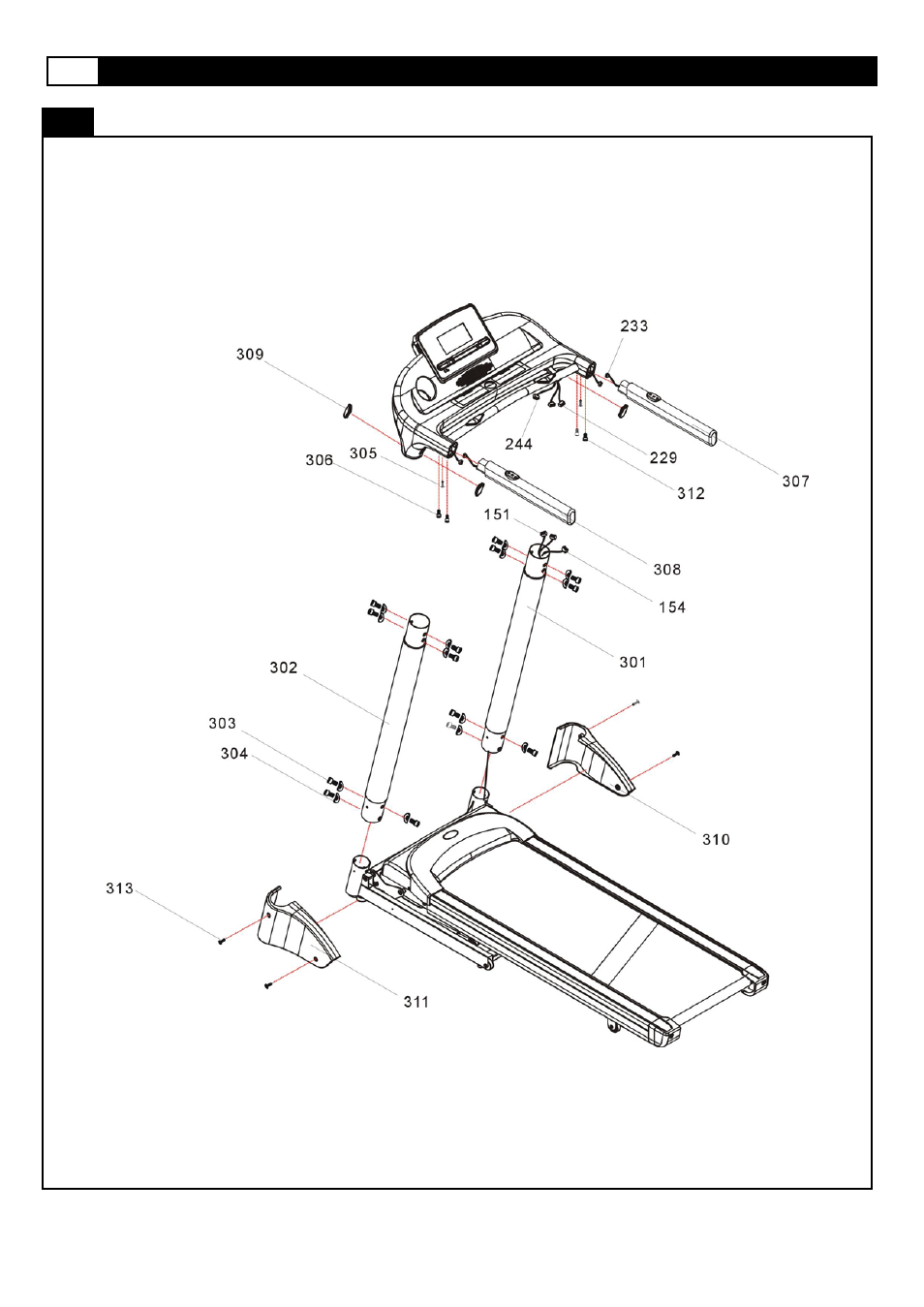 Parts diagram | Smooth Fitness 735 User Manual | Page 14 / 42