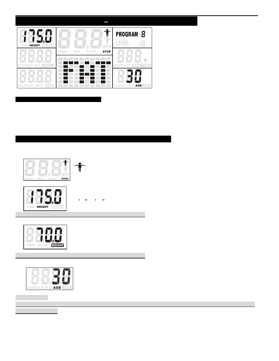 Onsole, Nstructions, Rogram (p8) | Smooth Fitness SMOOTH CE-3.0DS User Manual | Page 23 / 40
