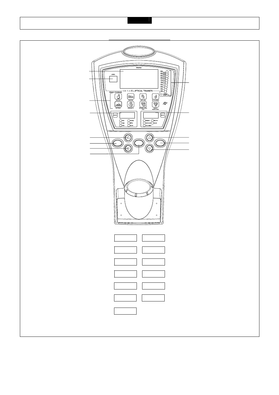 Computer operation | Smooth Fitness CE 7.4E User Manual | Page 22 / 37