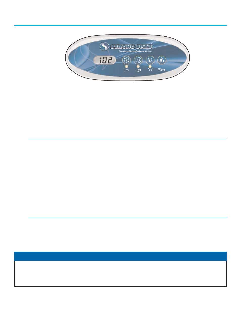 Control panel identification, 5before start up! important union adjustments | Strong Pools and Spas Maui Spa User Manual | Page 7 / 16