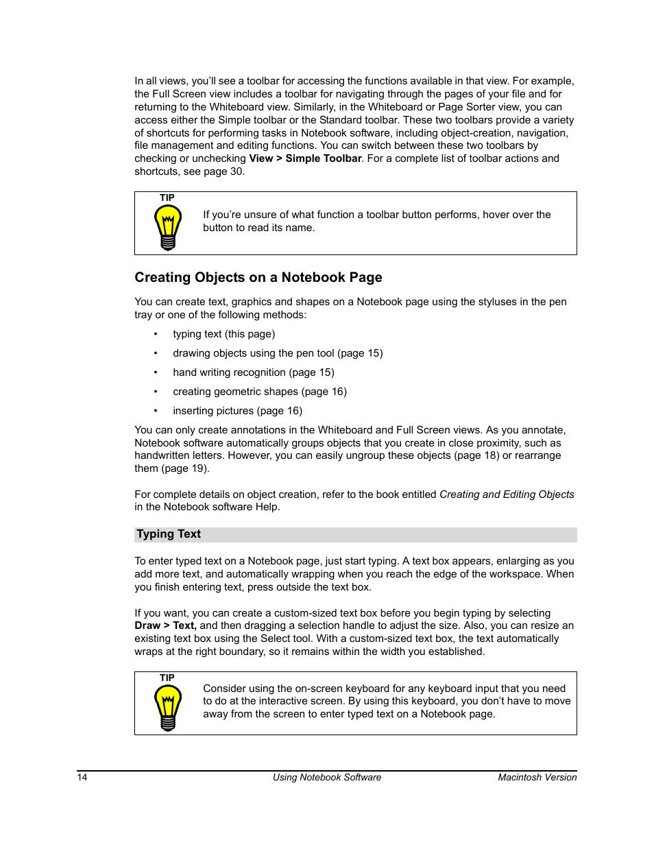 SimplySmart Smart Board Software For Mac OS X 99-00557-01 User Manual | Page 20 / 46