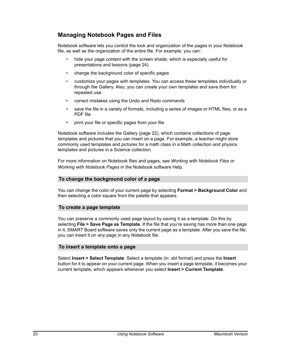 SimplySmart Smart Board Software For Mac OS X 99-00557-01 User Manual | Page 26 / 46