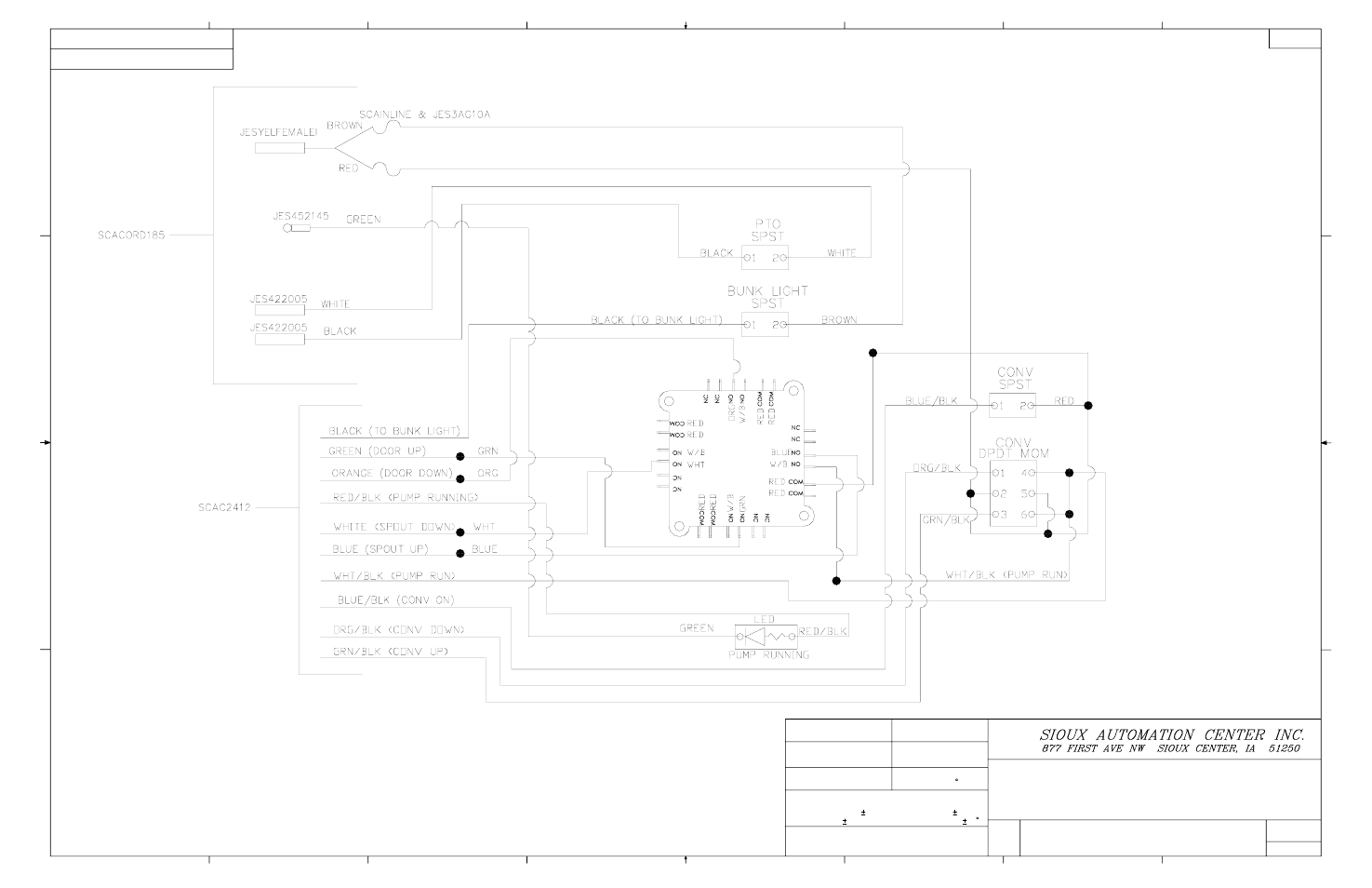 Swtchbox,jystk,5swtch,assy, Sioux automation center inc | Sioux Tools 2050 User Manual | Page 38 / 53